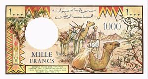 ДЖИБУТИ 1000 ФРАНКОВ 2