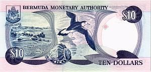 БЕРМУДСКИЕ ОСТРОВА 10 ДОЛЛАРОВ 2