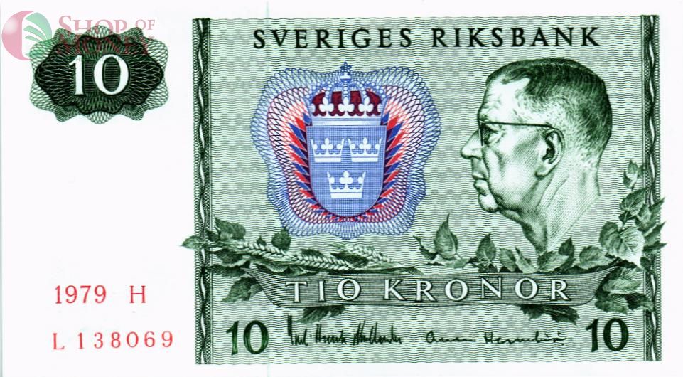 ШВЕЦИЯ 10 КРОН 1