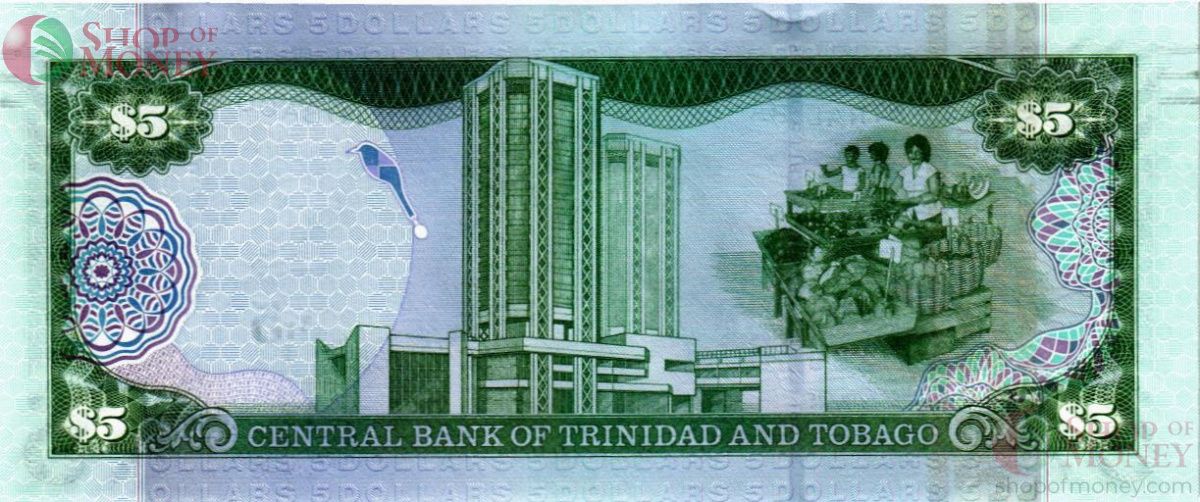 ТРИНИДАД И ТОБАГО 5 ДОЛЛАРОВ 2
