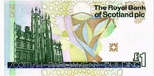 ШОТЛАНДИЯ 1 ФУНТ (THE ROYAL BANK OF SCOTLAND) 2