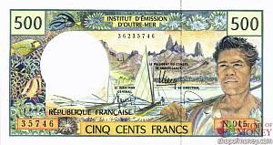 ФРАНЦУЗСКАЯ ПОЛИНЕЗИЯ 500 ФРАНКОВ 1