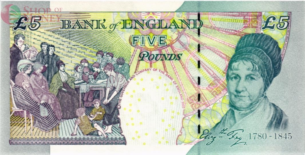 ВЕЛИКОБРИТАНИЯ/АНГЛИЯ 5 ФУНТОВ 2