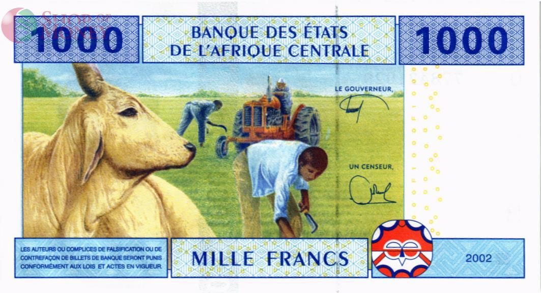 CAS - КАМЕРУН 1000 ФРАНКОВ (U) 2