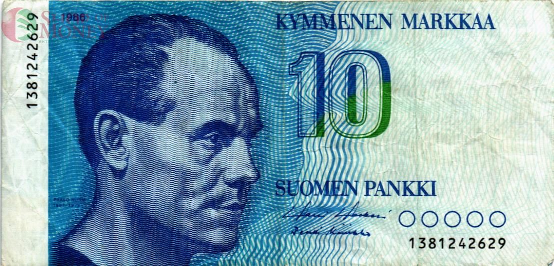 ФИНЛЯНДИЯ 10 МАРОК 1