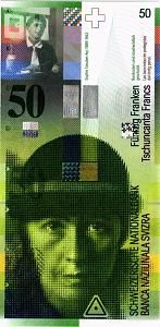 ШВЕЙЦАРИЯ 50 ФРАНКОВ 1