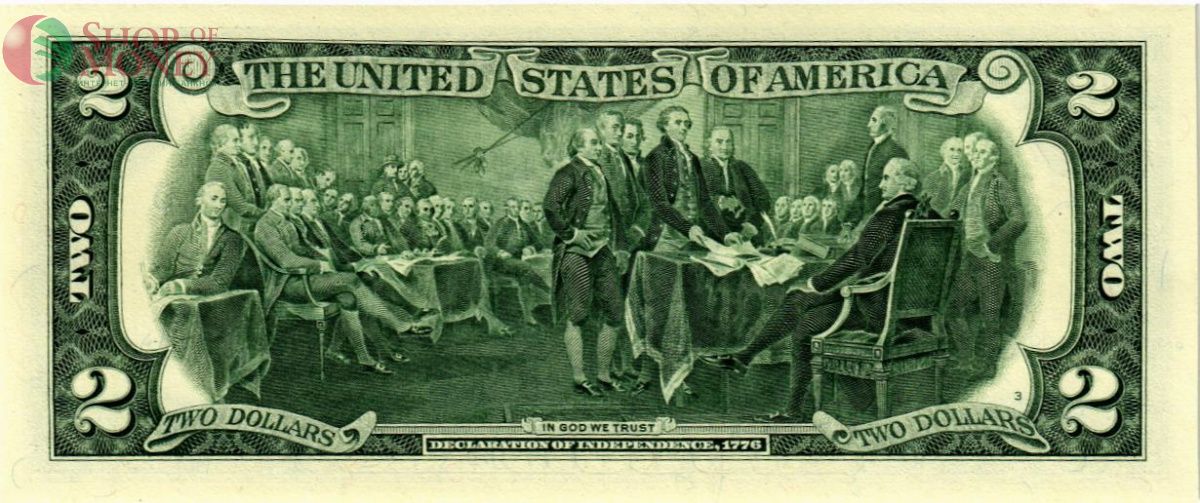 США 2 ДОЛЛАРА (F - АТЛАНТА, REPLACEMENT) 2