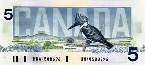 КАНАДА 5 ДОЛЛАРОВ 2