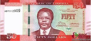 ЛИБЕРИЯ 50 ДОЛЛАРОВ 1