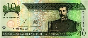 ДОМИНИКАНСКАЯ РЕСПУБЛИКА 10 ПЕСО 1