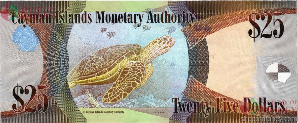 КАЙМАНОВЫ ОСТРОВА 25 ДОЛЛАРОВ 2