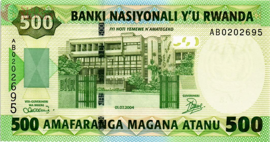 РУАНДА 500 ФРАНКОВ 1