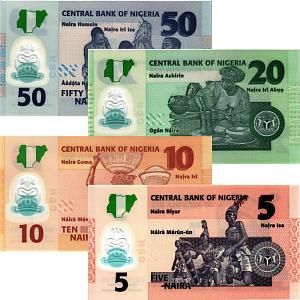 НИГЕРИЯ НАБОР 5-10-20-50 НАЙРА (РАЗНЫЕ ГОДА) 2