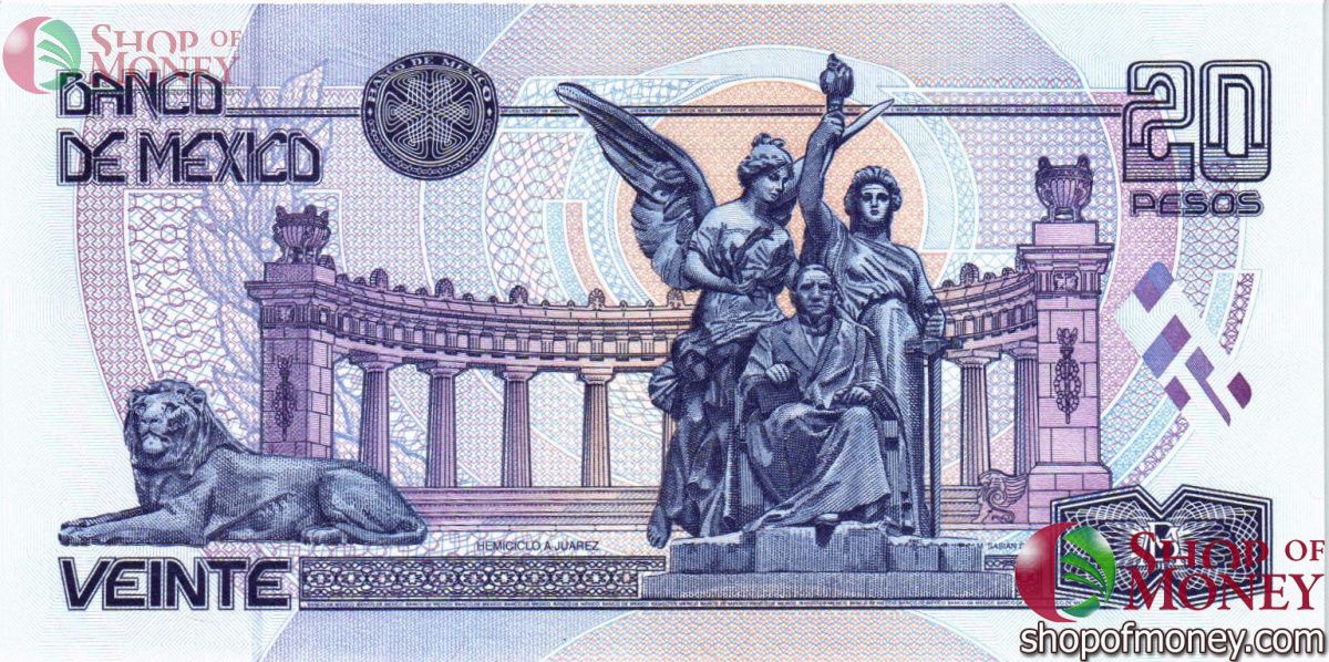 МЕКСИКА 500-200-100-50-20 ПЕСО 4