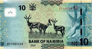 НАМИБИЯ 10 ДОЛЛАРОВ 2