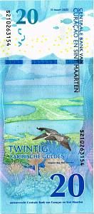 КЮРАСАО И СИНТ-МАРТЕН 20 ГУЛЬДЕНОВ 2