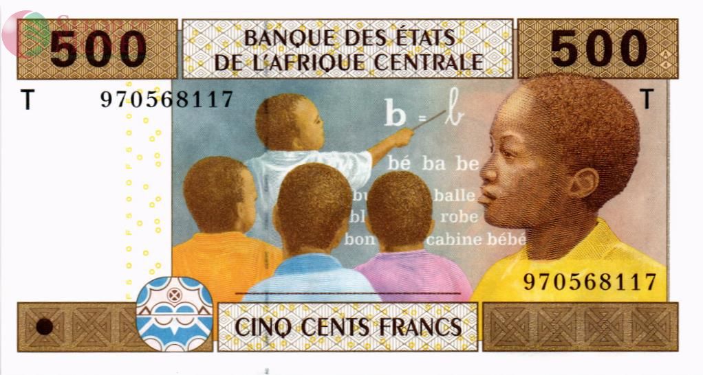 CAS - КОНГО 500 ФРАНКОВ (T) 1