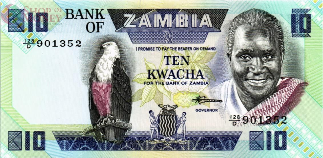 ЗАМБИЯ 10 КВАЧА 1