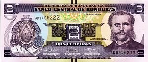 ГОНДУРАС 2 ЛЕМПИРЫ 1