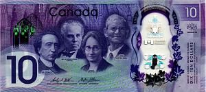 КАНАДА 10 ДОЛЛАРОВ 1