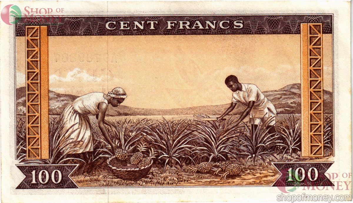 ГВИНЕЯ 100 ФРАНКОВ 2