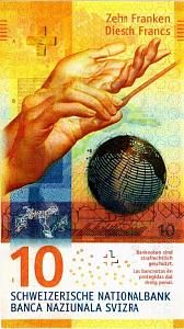 ШВЕЙЦАРИЯ 10 ФРАНКОВ 1