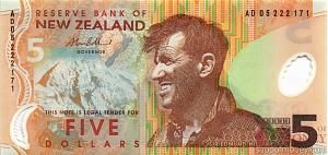 НОВАЯ ЗЕЛАНДИЯ 5 ДОЛЛАРОВ 1