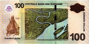 СУРИНАМ 100 ДОЛЛАРОВ 2