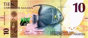 КЮРАСАО И СИНТ-МАРТЕН 10 ГУЛЬДЕНОВ 1