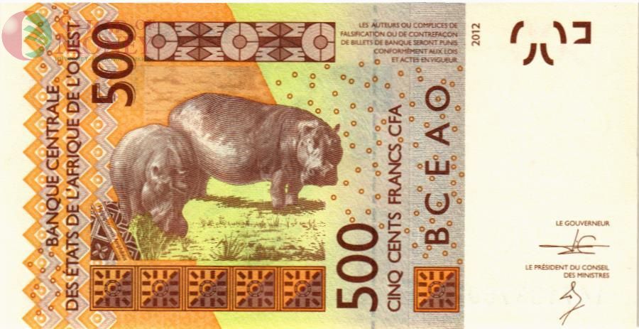 WAS - ТОГО 500 ФРАНКОВ (T) 2