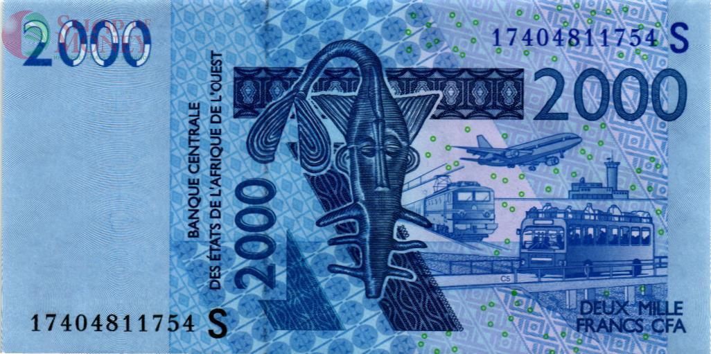 WAS - ГВИНЕЯ-БИСАУ 2000 ФРАНКОВ (S) 1