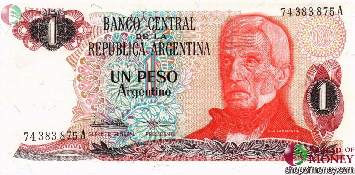 АРГЕНТИНА 1 ПЕСО 1