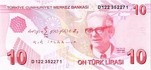 ТУРЦИЯ 10 ЛИР 2