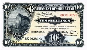 ГИБРАЛТАР 10 ШИЛЛИНГОВ 1
