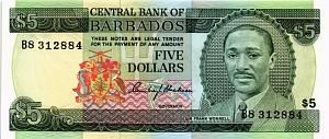 БАРБАДОС 5 ДОЛЛАРОВ 1