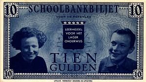 НИДЕРЛАНДЫ 10 ГУЛЬДЕНОВ (ШКОЛЬНЫЕ ДЕНЬГИ) 1