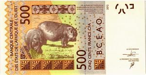 WAS - ТОГО 500 ФРАНКОВ (T) 2