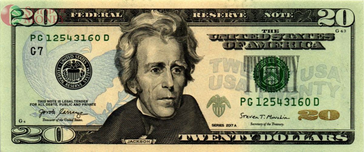 США 20 ДОЛЛАРОВ (G - ЧИКАГО) 1