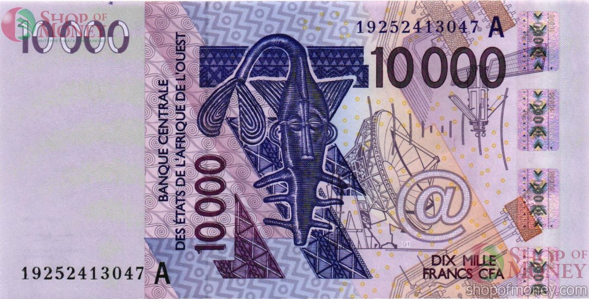 КОТ-Д'ИВУАР 10000 ФРАНКОВ 1