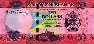 СОЛОМОНОВЫ ОСТРОВА 10 ДОЛЛАРОВ 1