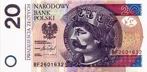 ПОЛЬША 20 ЗЛОТЫХ 1
