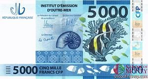ФРАНЦУЗСКАЯ ПОЛИНЕЗИЯ 5000 ФРАНКОВ 1