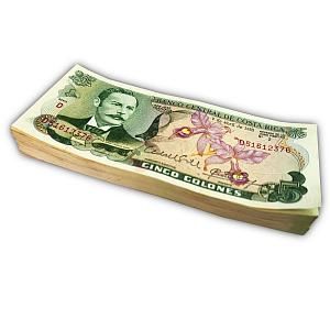 КОСТА-РИКА 5 КОЛОН (100 БАНКНОТ) 1