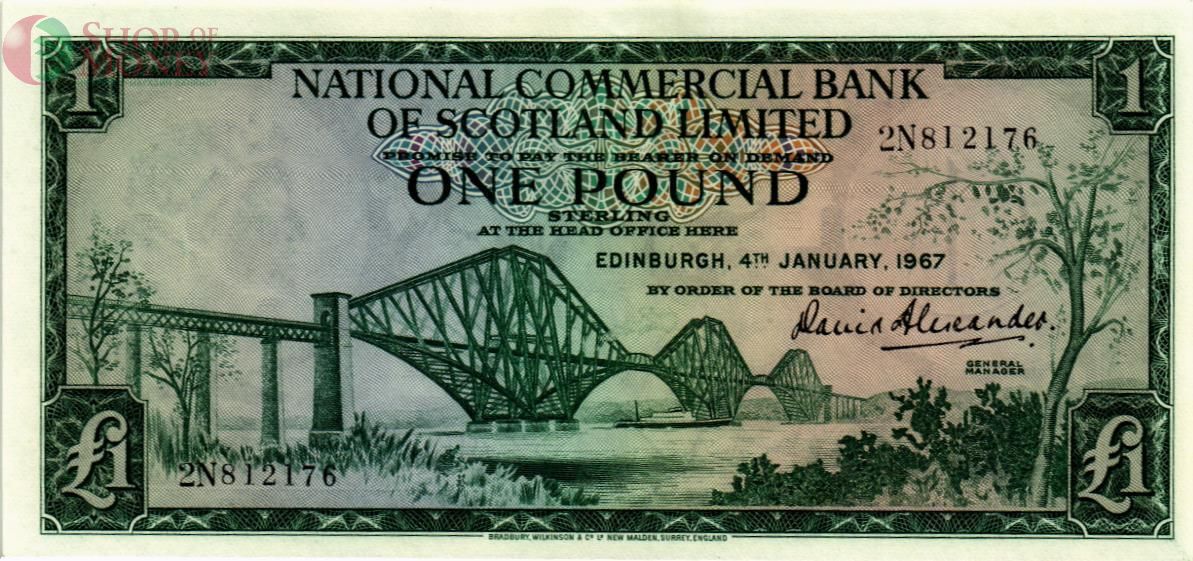 ШОТЛАНДИЯ 1 ФУНТ 1