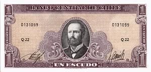 ЧИЛИ 1 ЭСКУДО 1