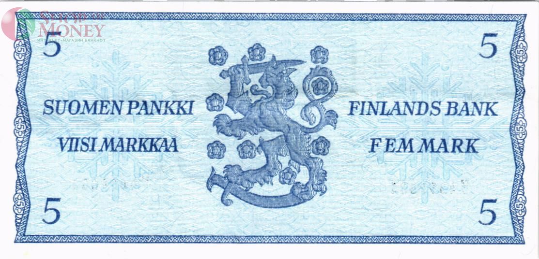 ФИНЛЯНДИЯ 5 МАРОК (Litt. B) 2
