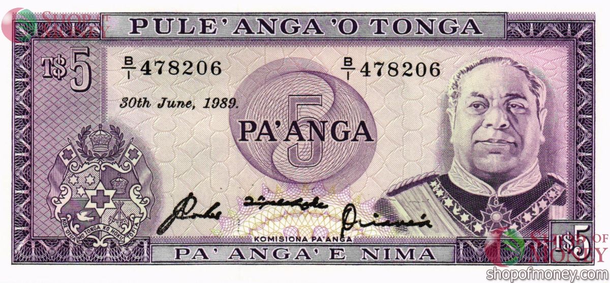 ТОНГА 5 ПААНГА 1