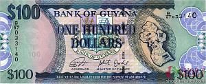 ГАЙАНА 100 ДОЛЛАРОВ 1