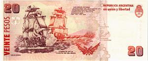 АРГЕНТИНА 20 ПЕСО 2