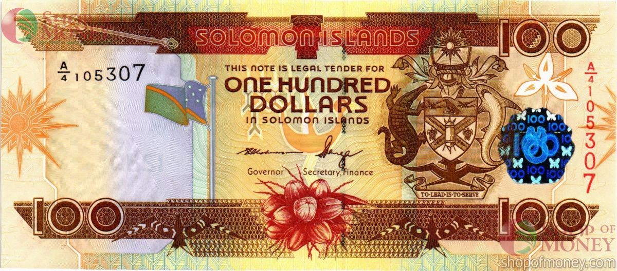 СОЛОМОНОВЫ ОСТРОВА 100 ДОЛЛАРОВ 1